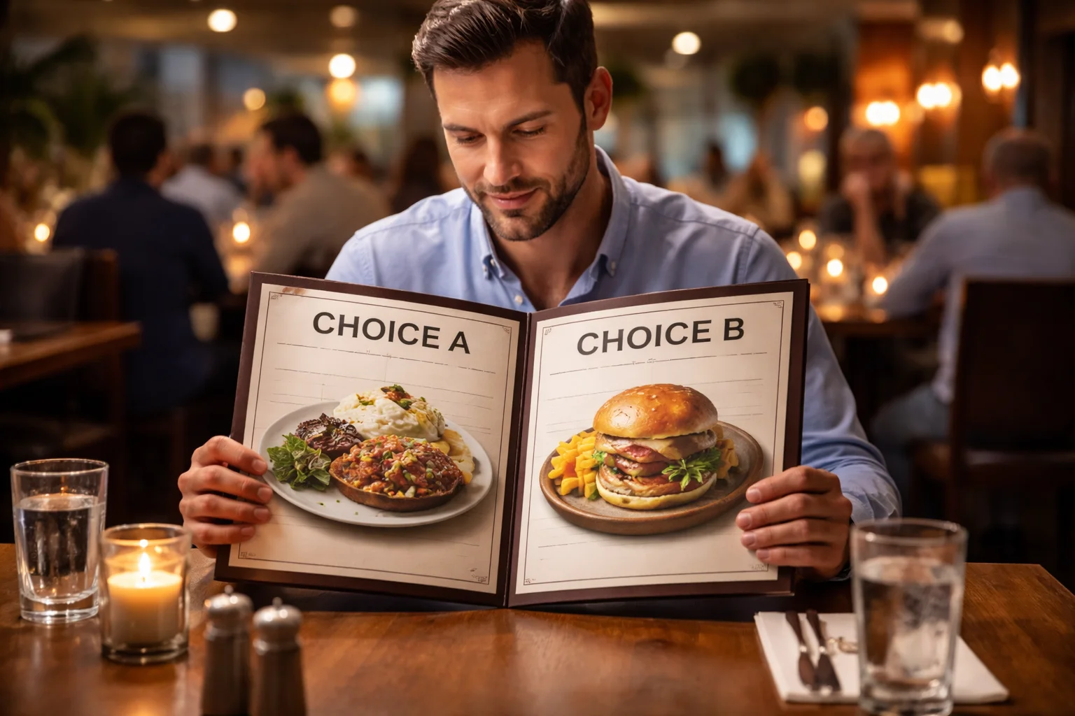 Mixed emotions are a menu with two good choices