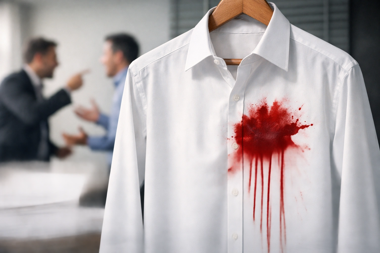 Anger is a stain on a white shirt of trust