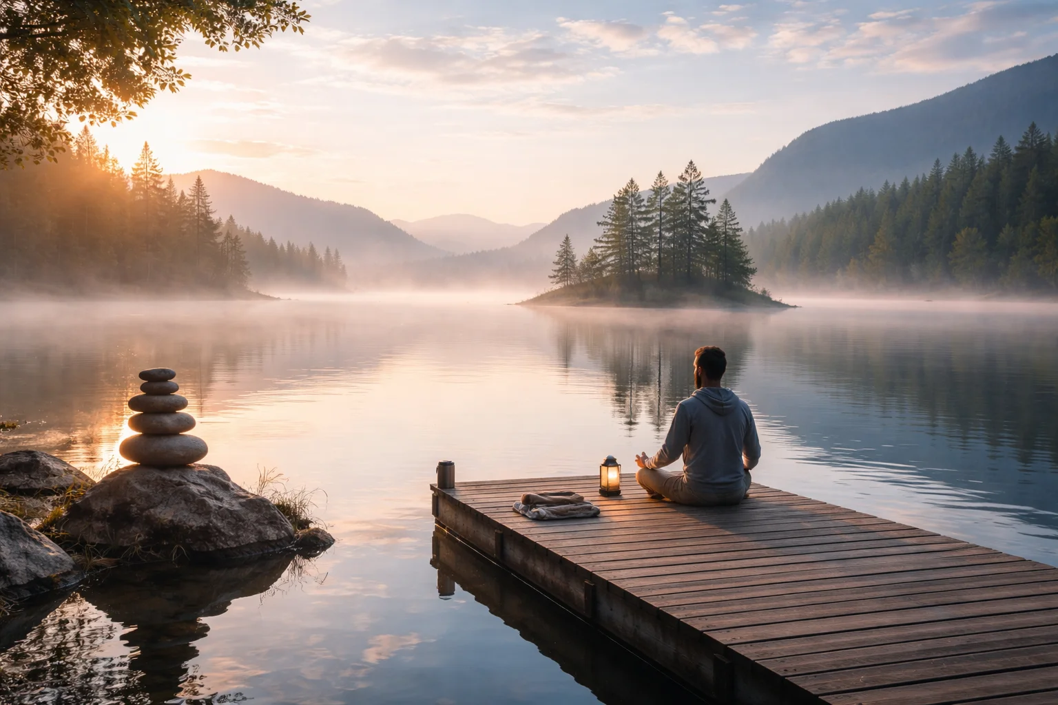 What are the long metaphors about calm ?