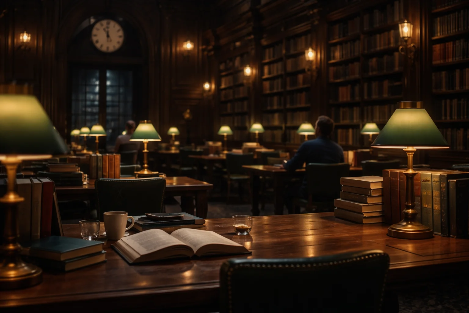 Calm is like a library at midnight