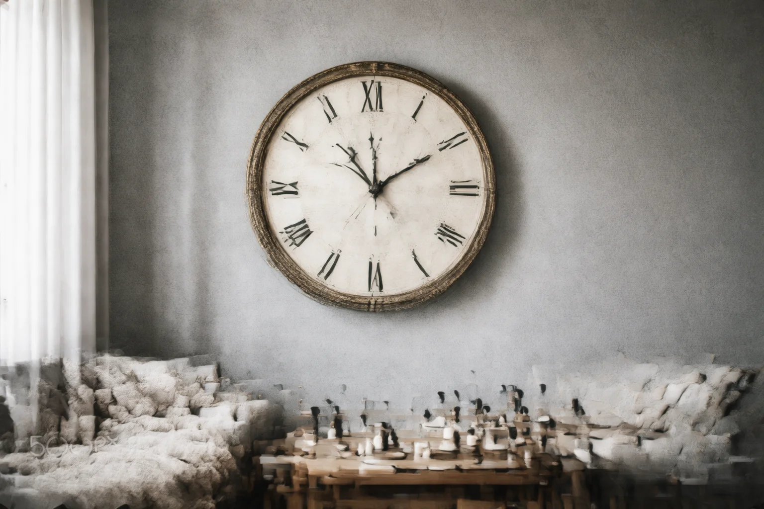 Calm is like a clock that forgot to tick