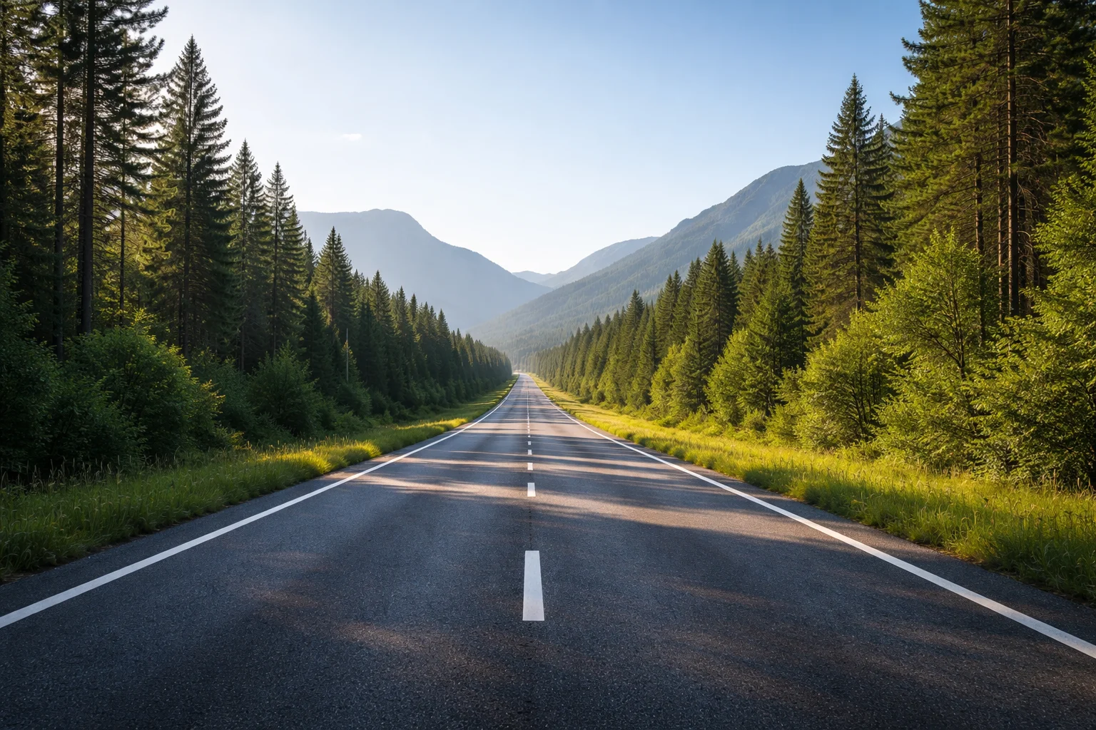 Calm is like a road with no billboards