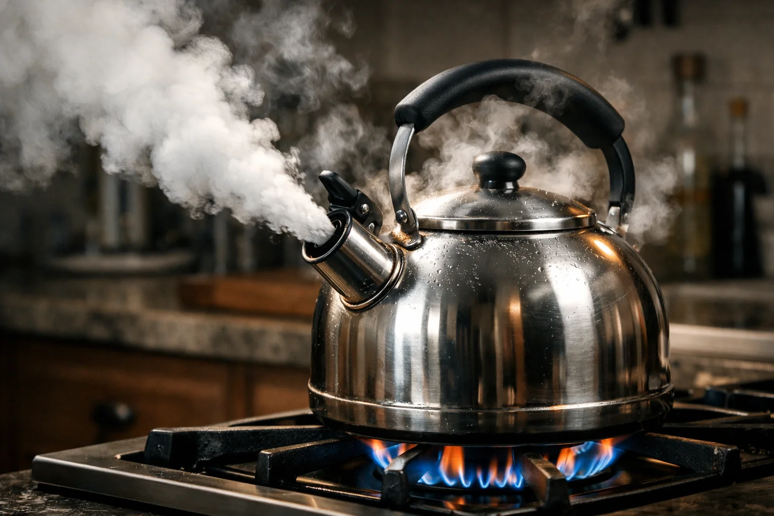 Anger like water in a whistling kettle