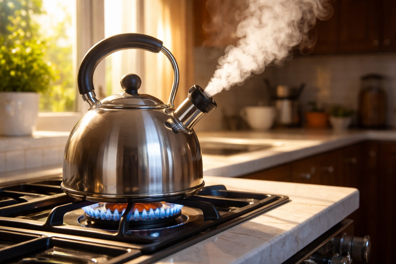 Excitement is a kettle about to whistle.