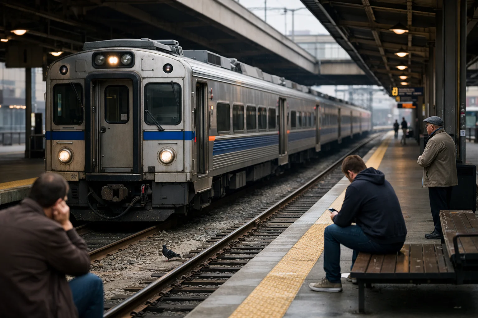 Boredom is a train parked at the platform