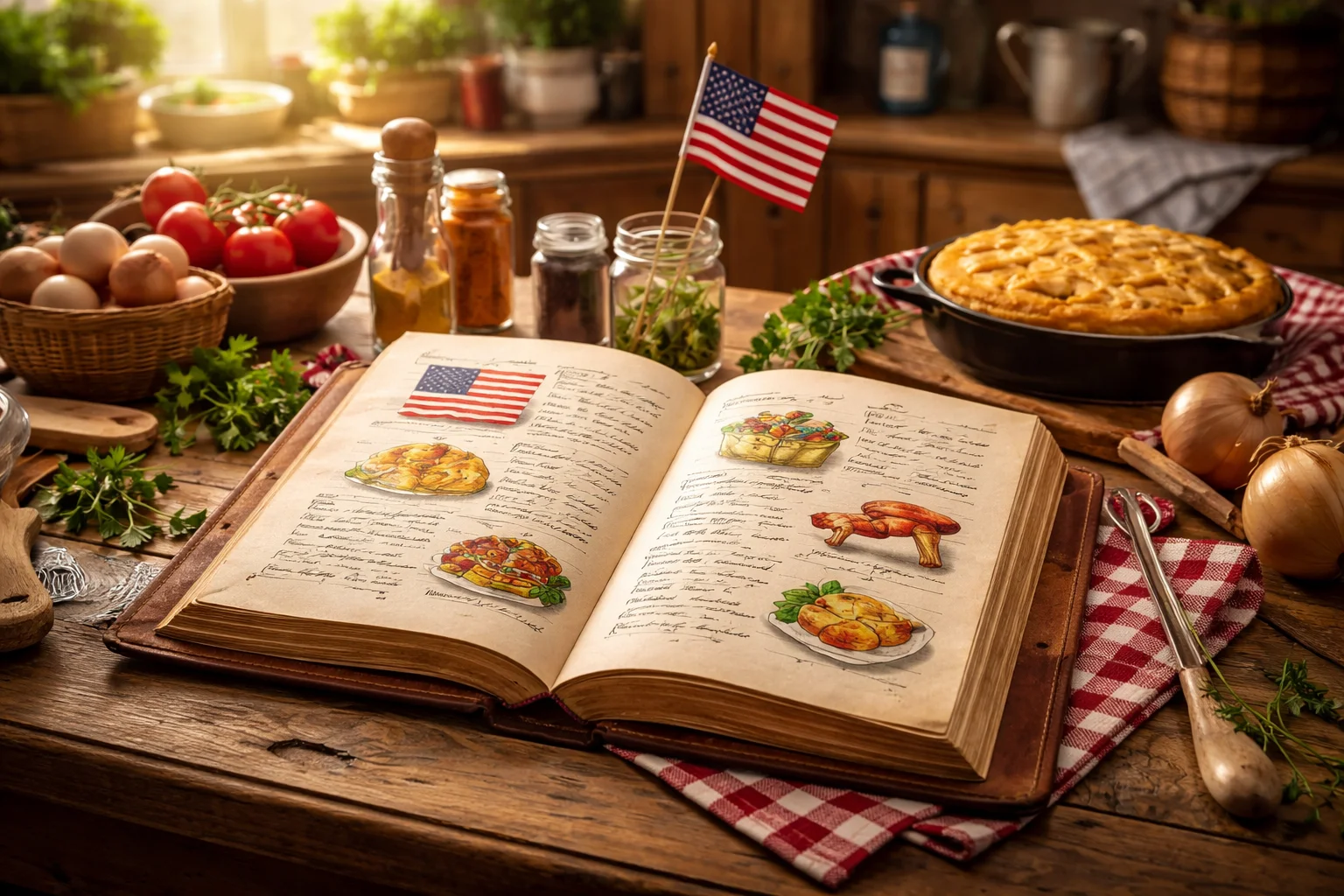 A country is like a family recipe book
