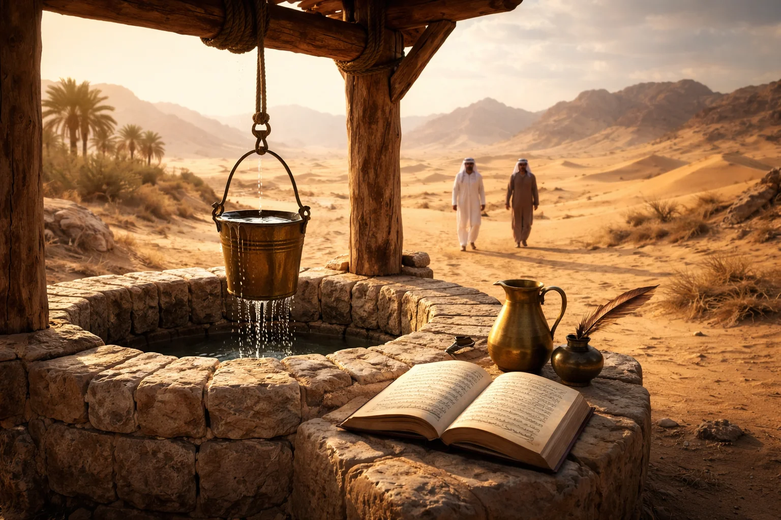 Arabic is like a desert well that gives fresh words after long silence.