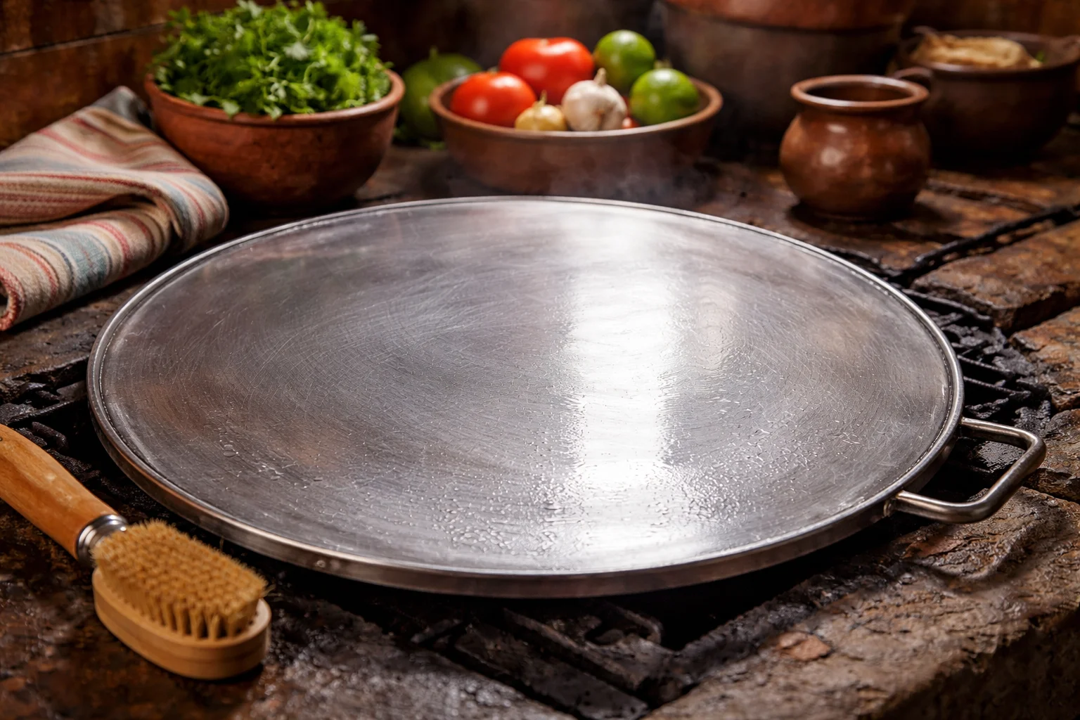 Limpio como comal recién tallado