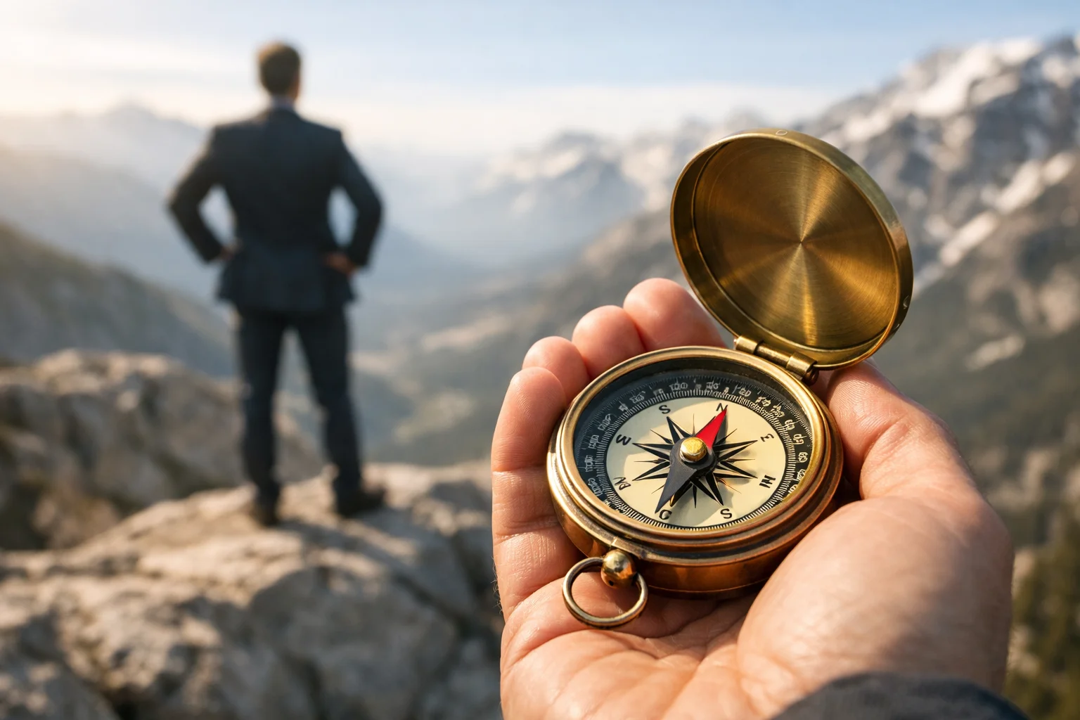 Confidence keeps a private compass