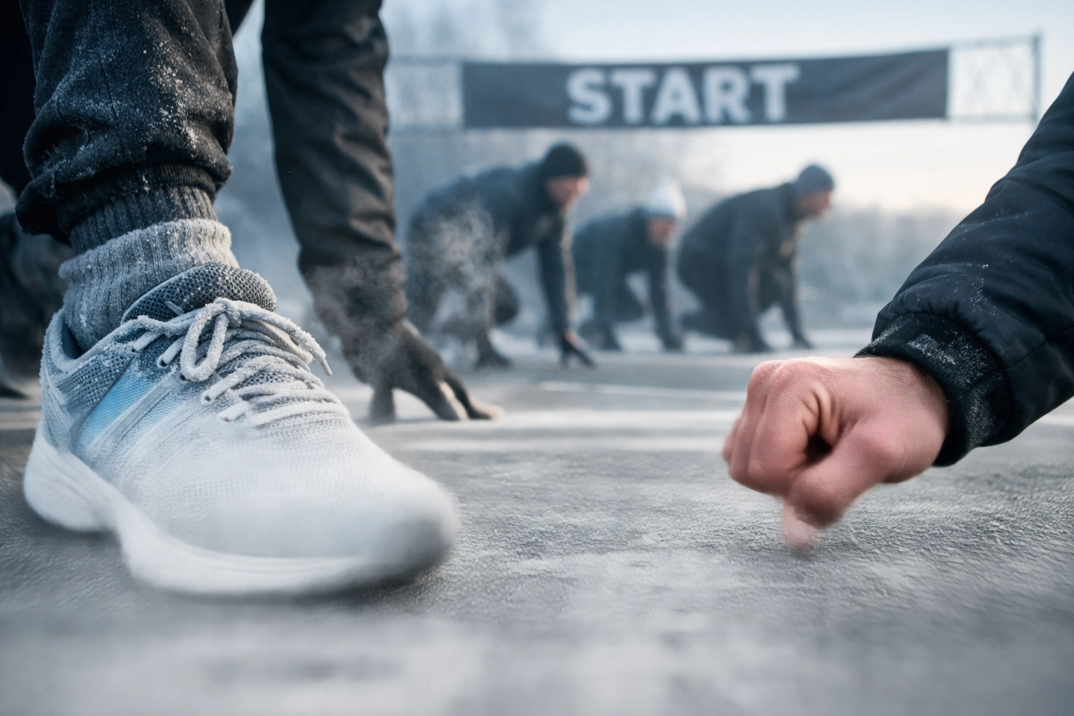Cold feet knock at the start line