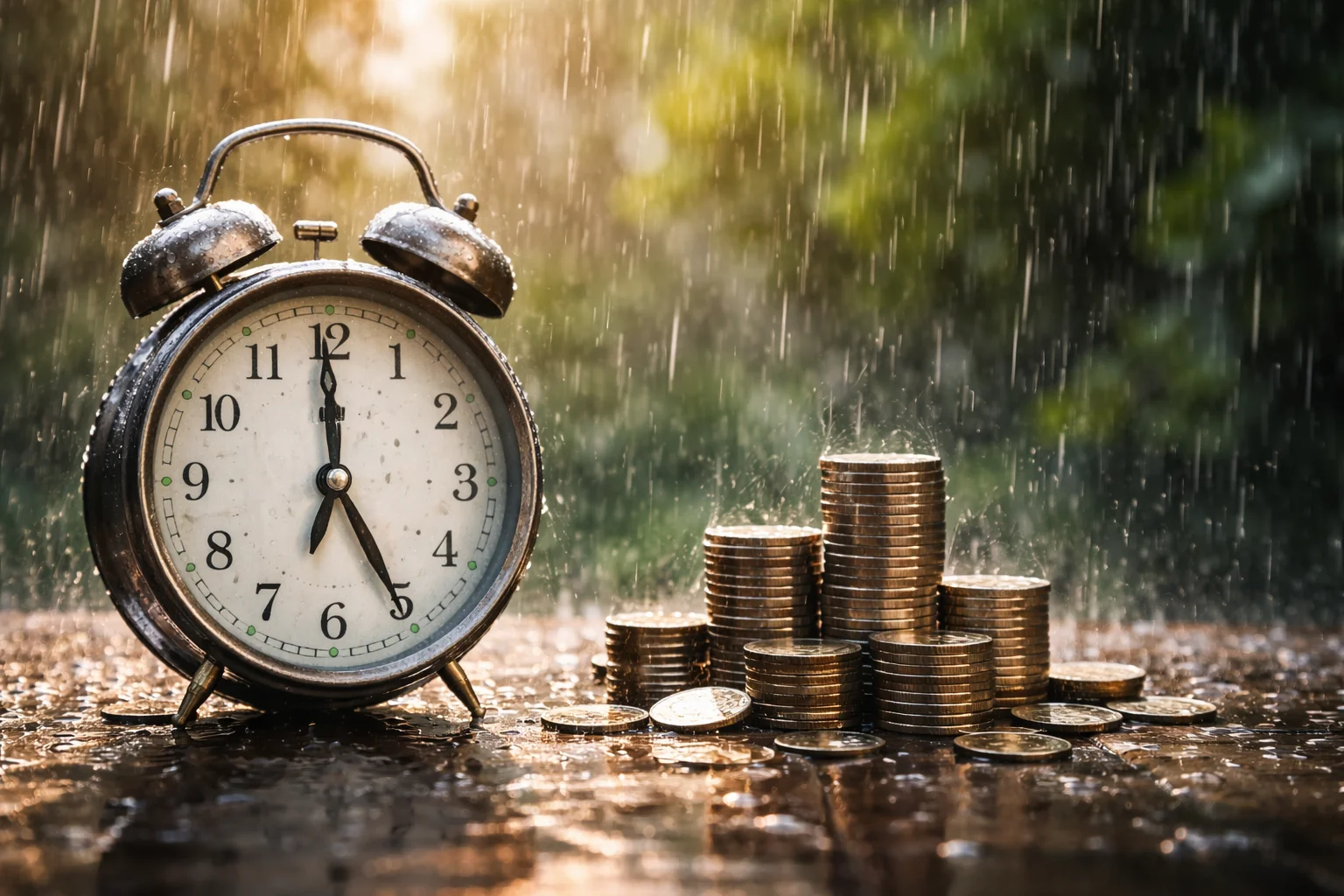 rain buys time