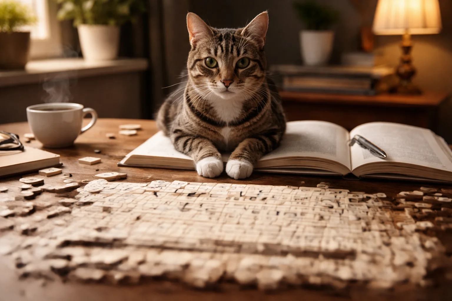 cat ends on one word