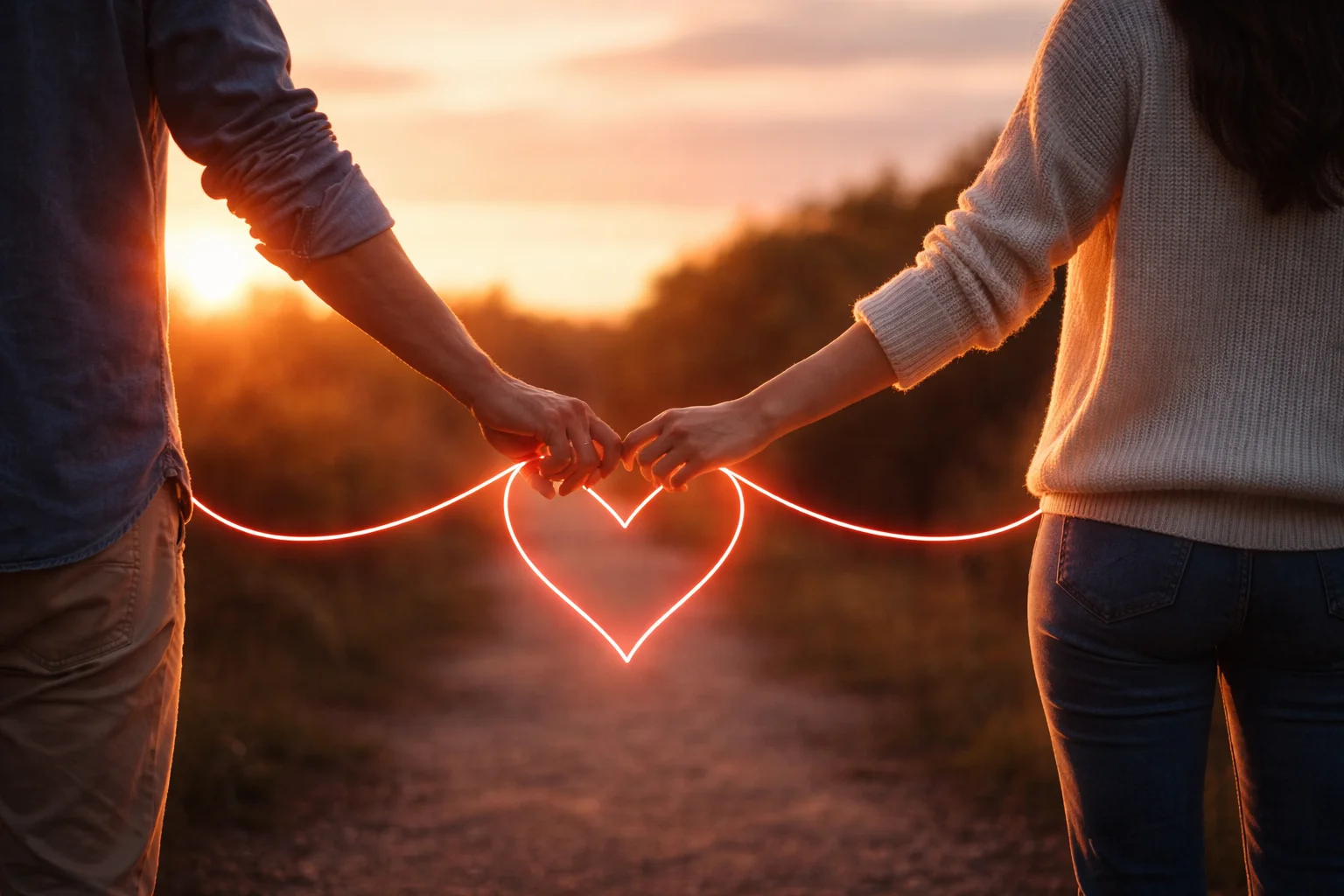 attraction that stays strong when distance tests the link