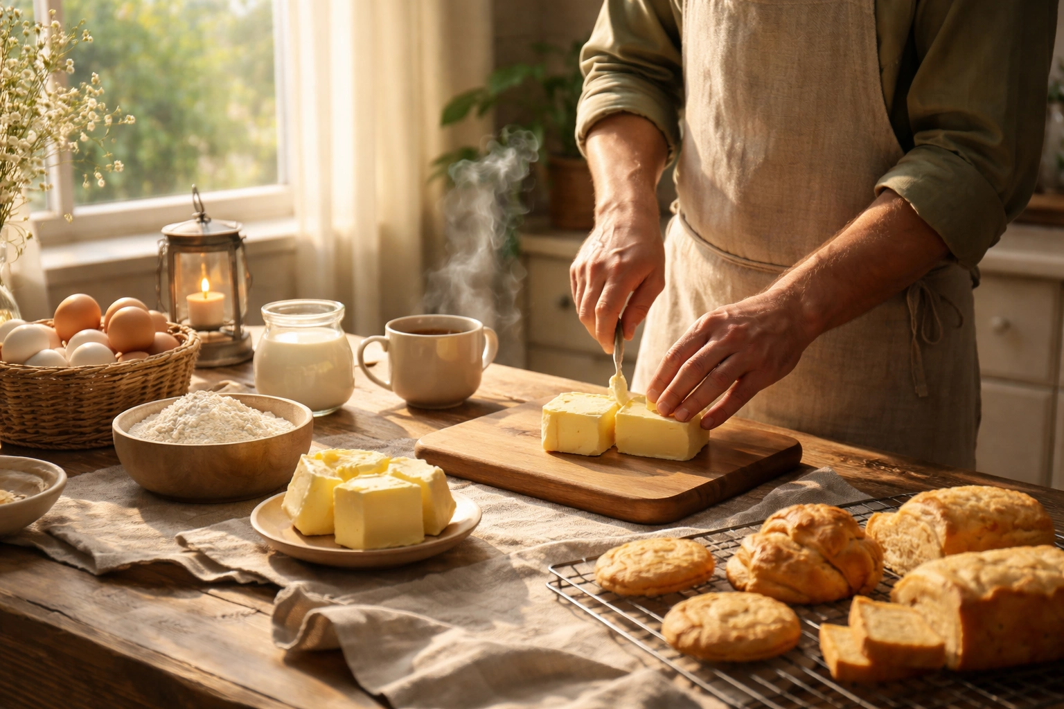 baking butter in peace