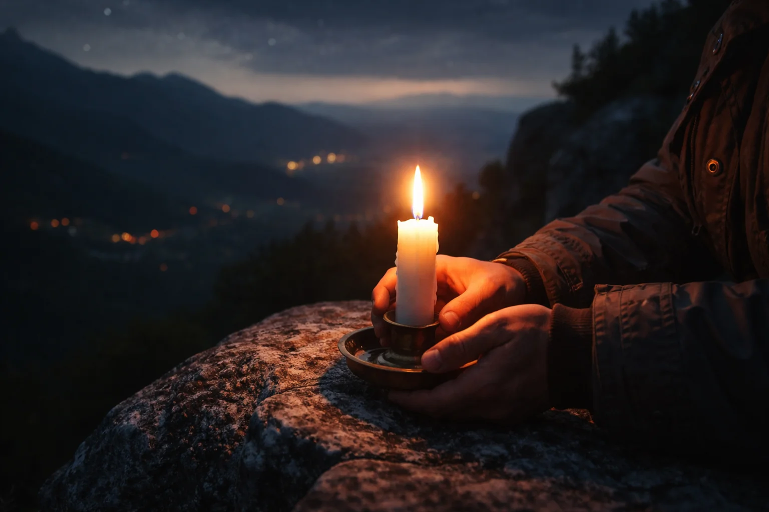 night candle courage