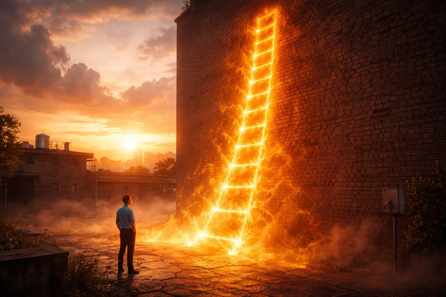 weather is a heat ladder that steps up walls by dusk