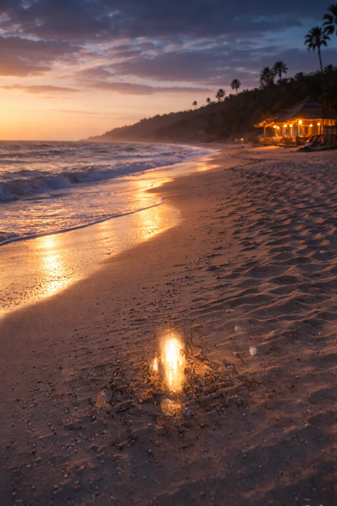 beach holds time like a pocket full of shells that clink from morning to night