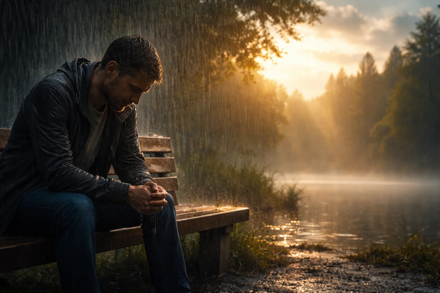 shame like a slow rain that soaks the mood, then lifts only when the mind finds quiet