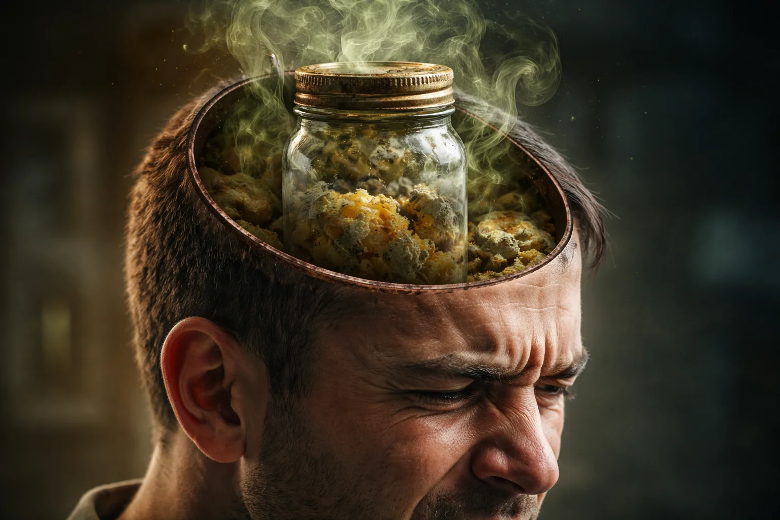 Disgust is a spoiled jar in the mind