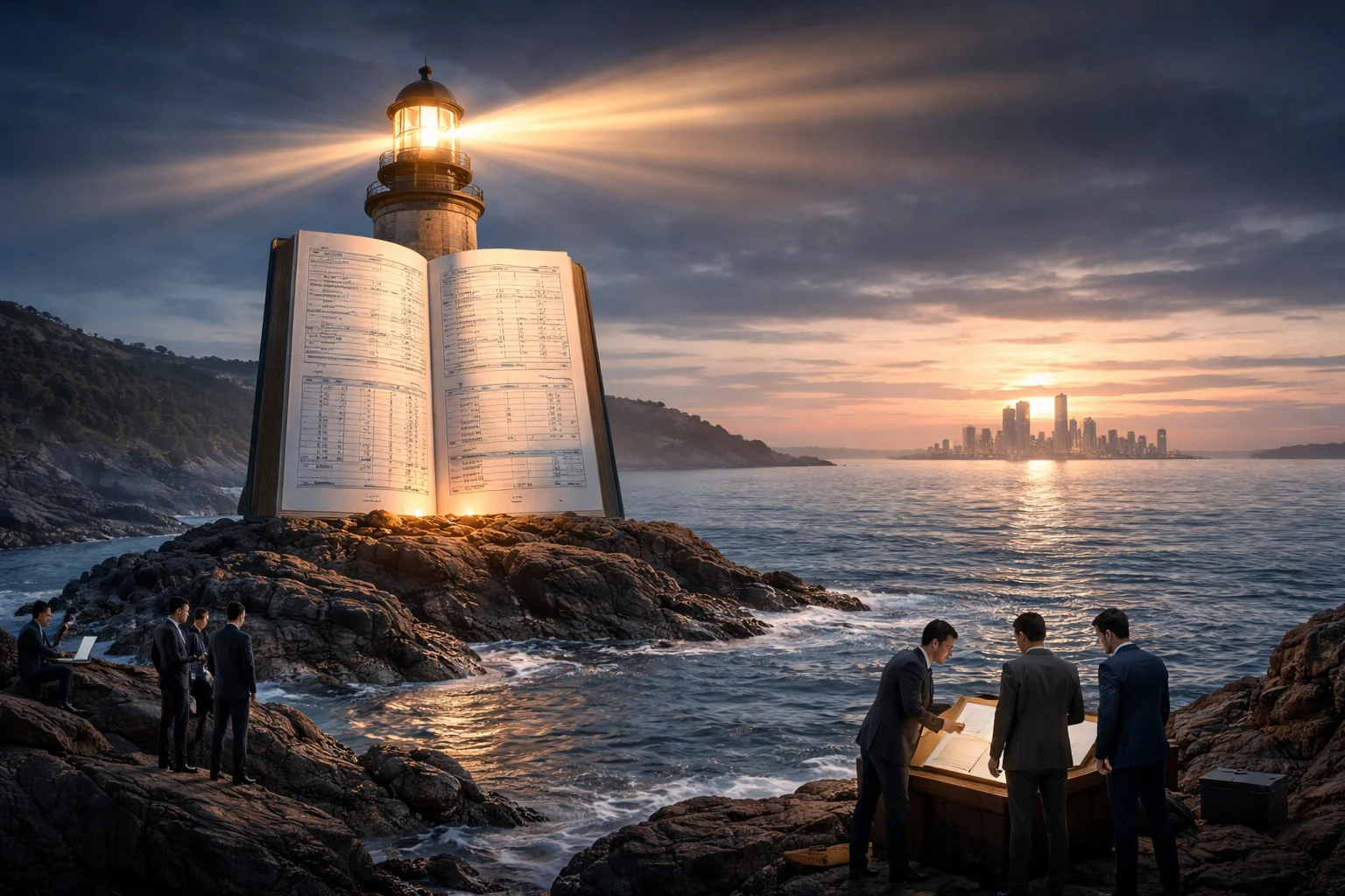 business is a ledger lighthouse