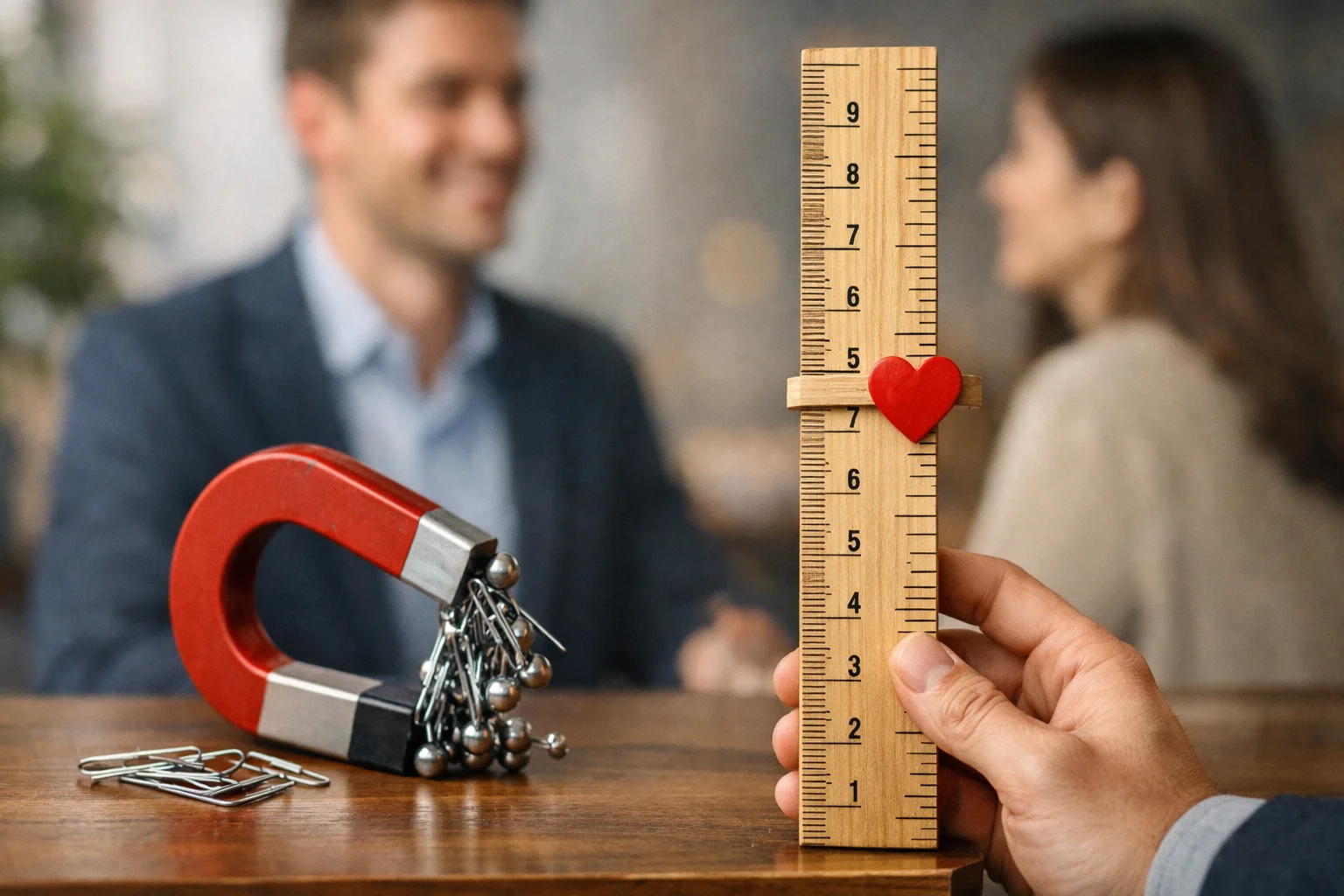 attraction is a yardstick for charm