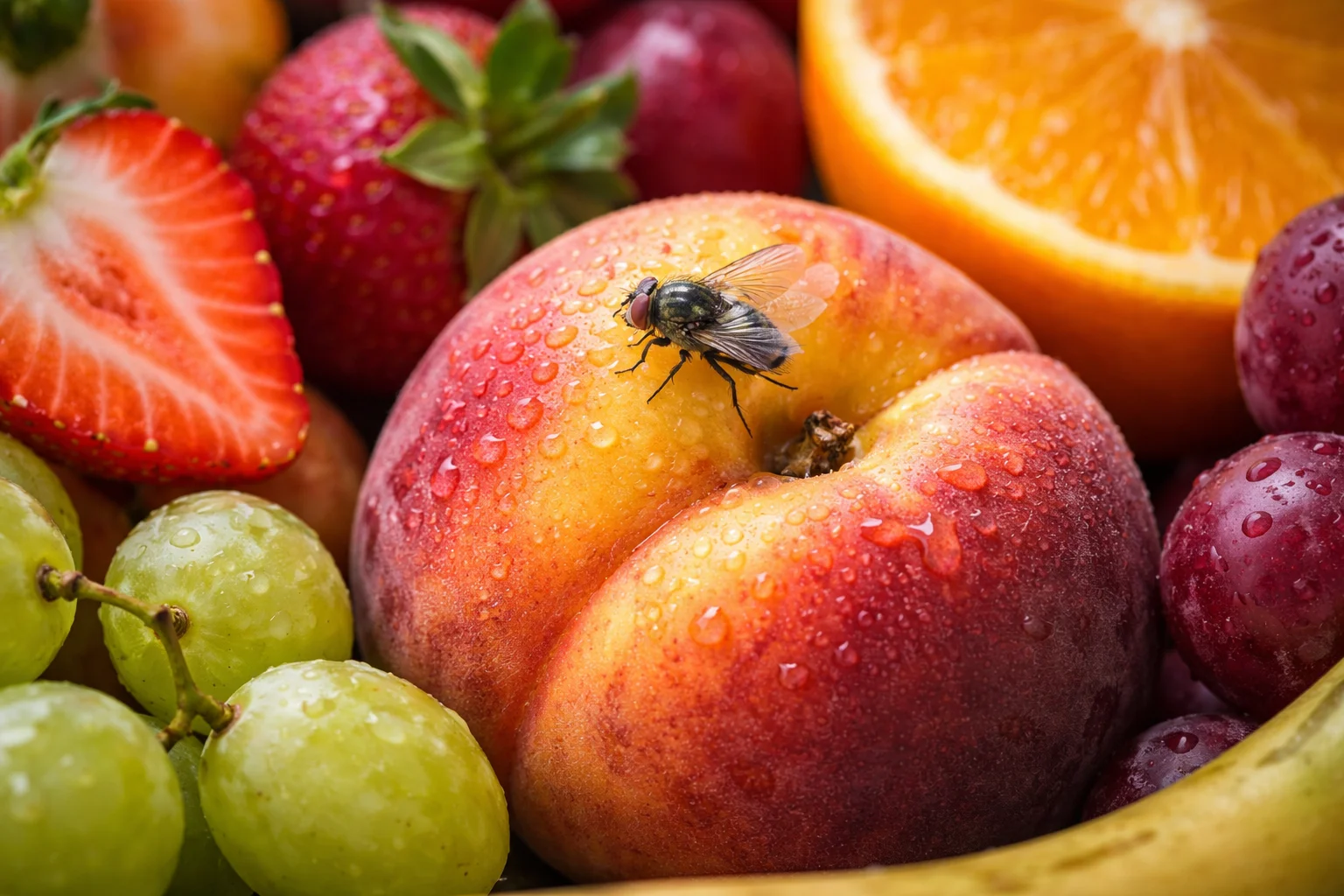 Disgust lands like a fly on fresh fruit.