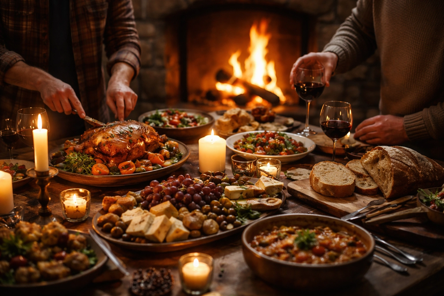 Food is a hearth light