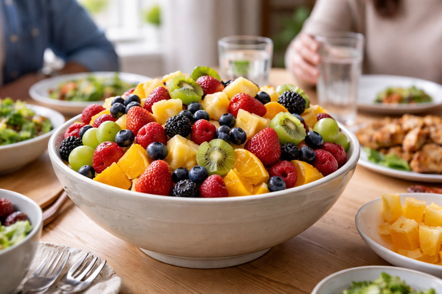 Food is a fruit bowl finale