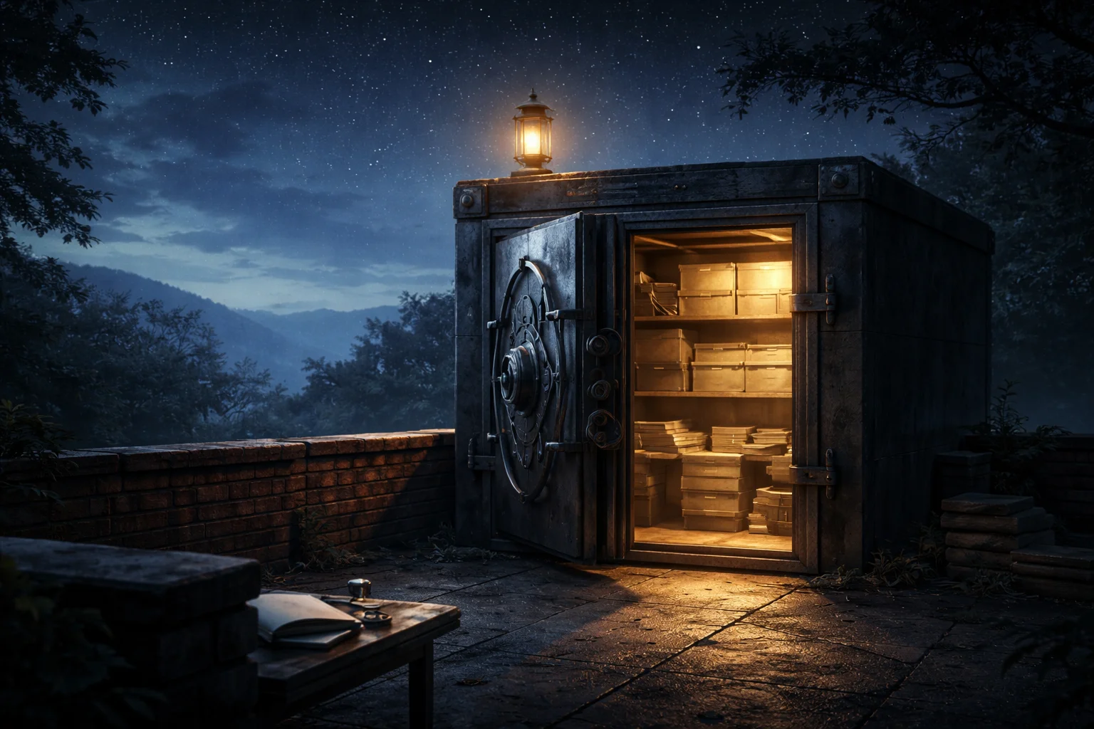 night is a quiet vault for secrets