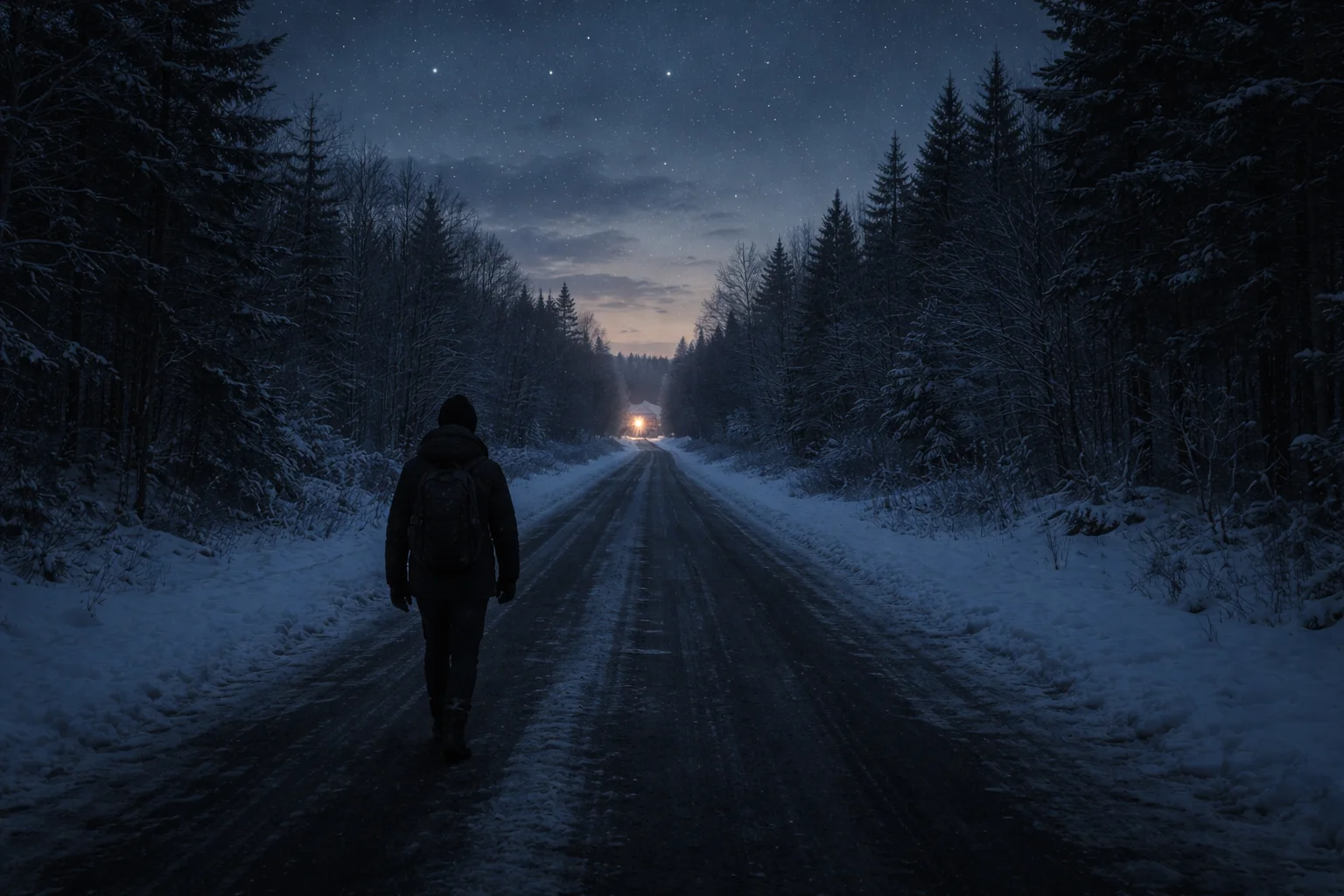 cold weather is like a long road home at dusk with no fire ahead, where even the stars feel far and the ears wait for the ...