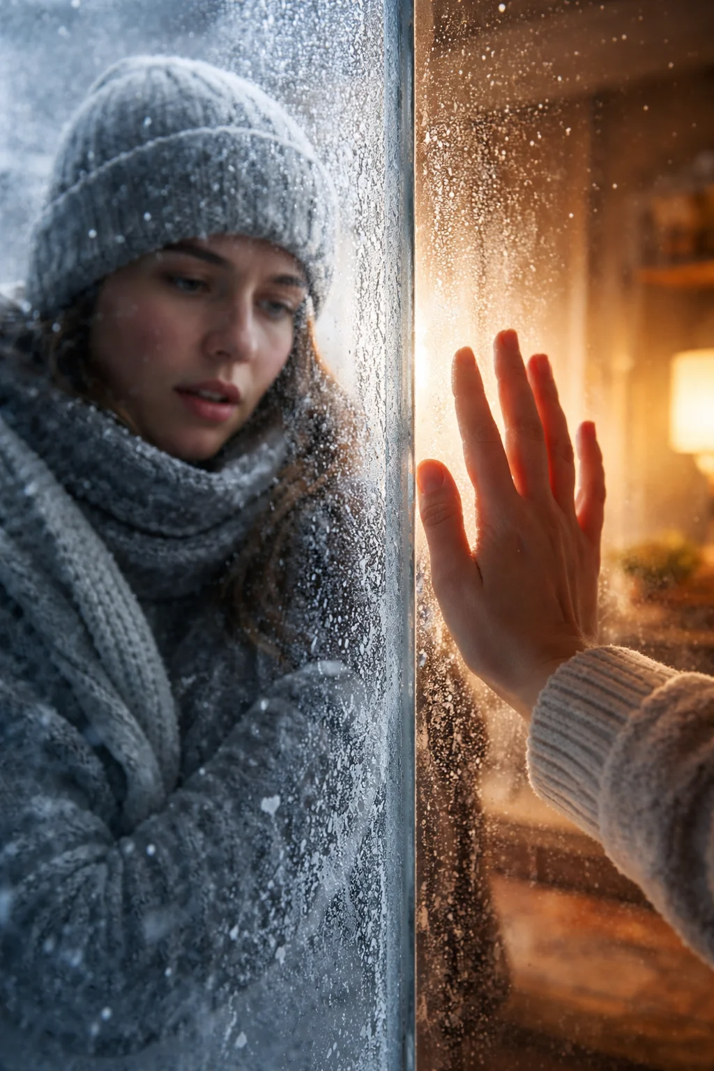cold weather is a glass wall between skin and comfort