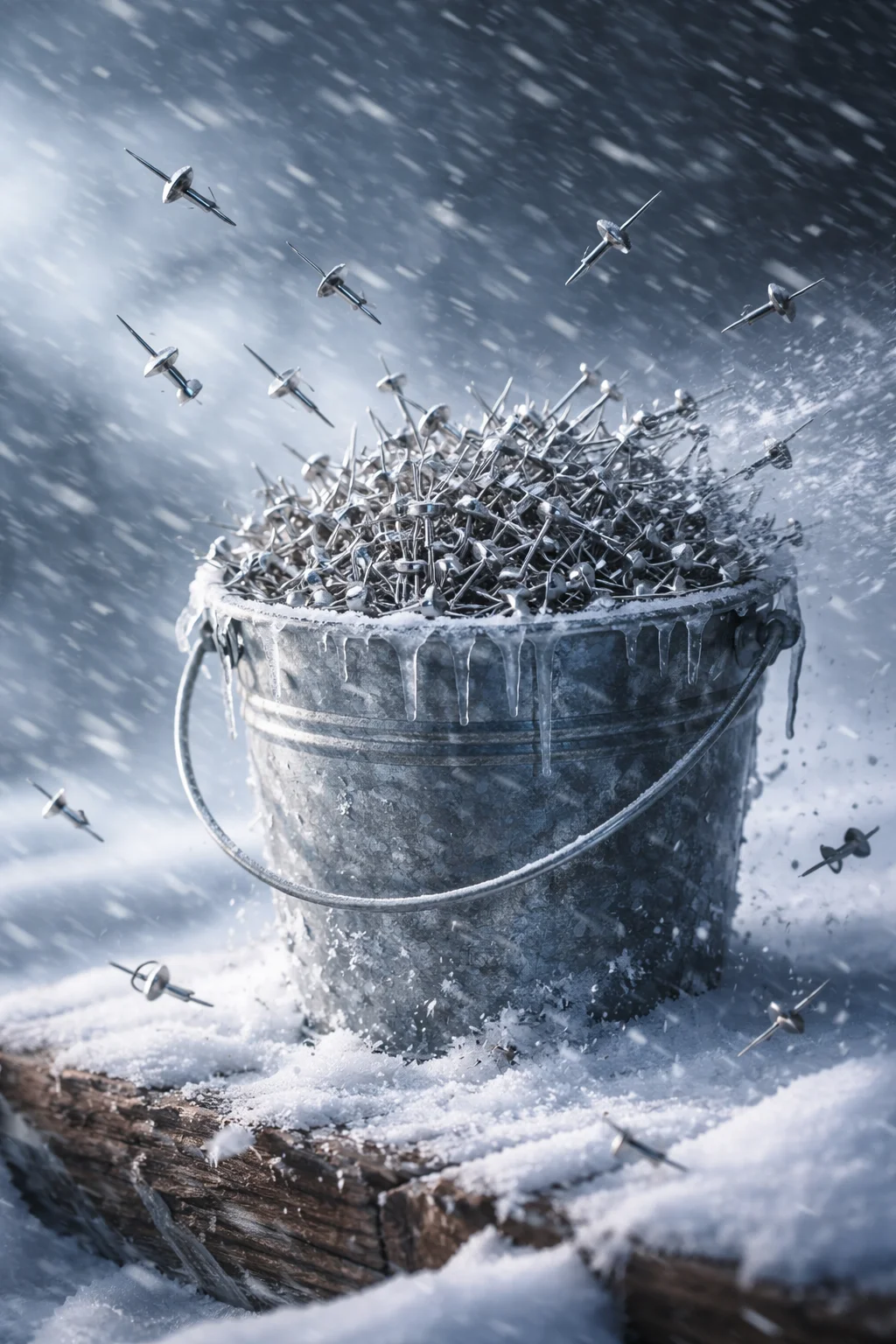 cold weather is a bucket of pins in the wind