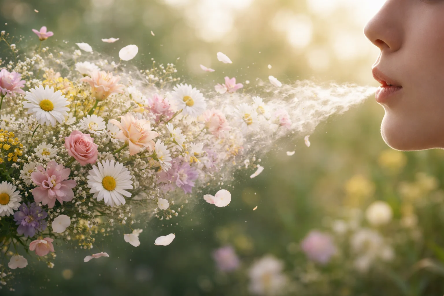 flowers in one breath