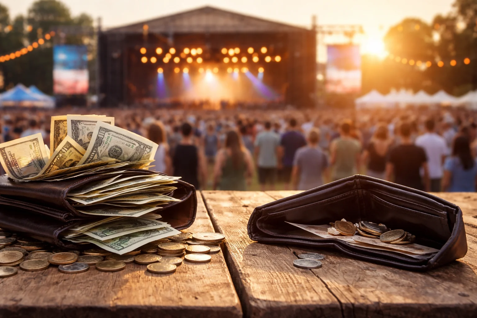summer festivals fill pockets then empty them by Monday
