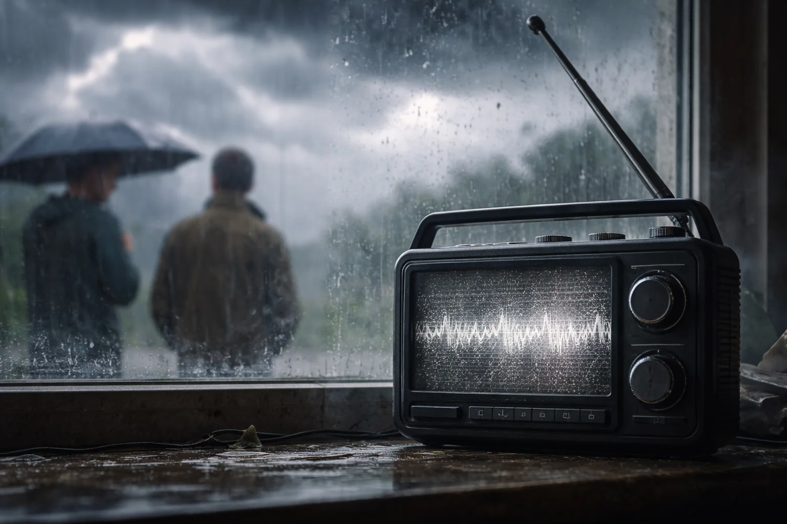 weather talks like a radio with a weak signal