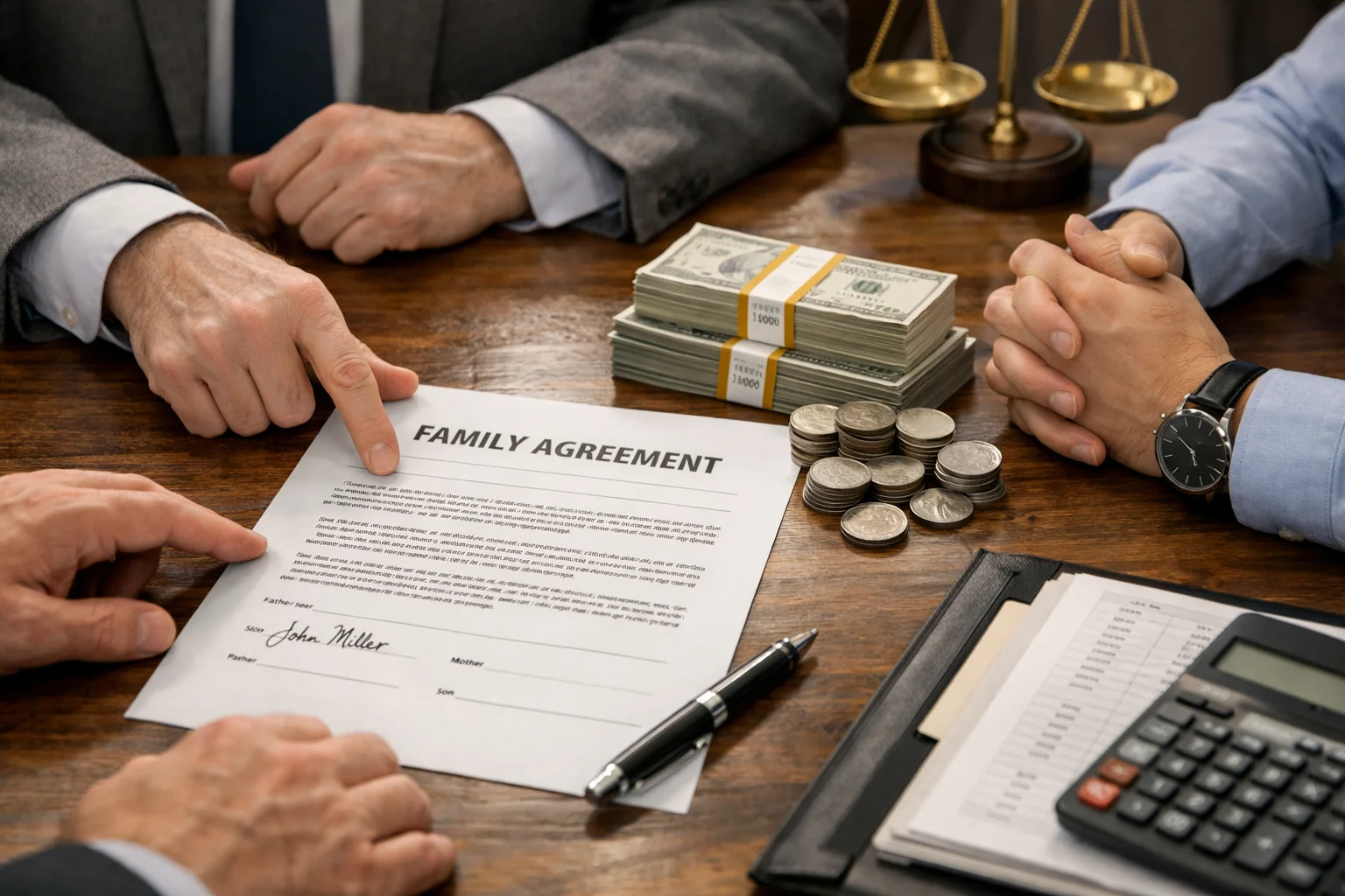 money is a family treaty that needs clear terms to last