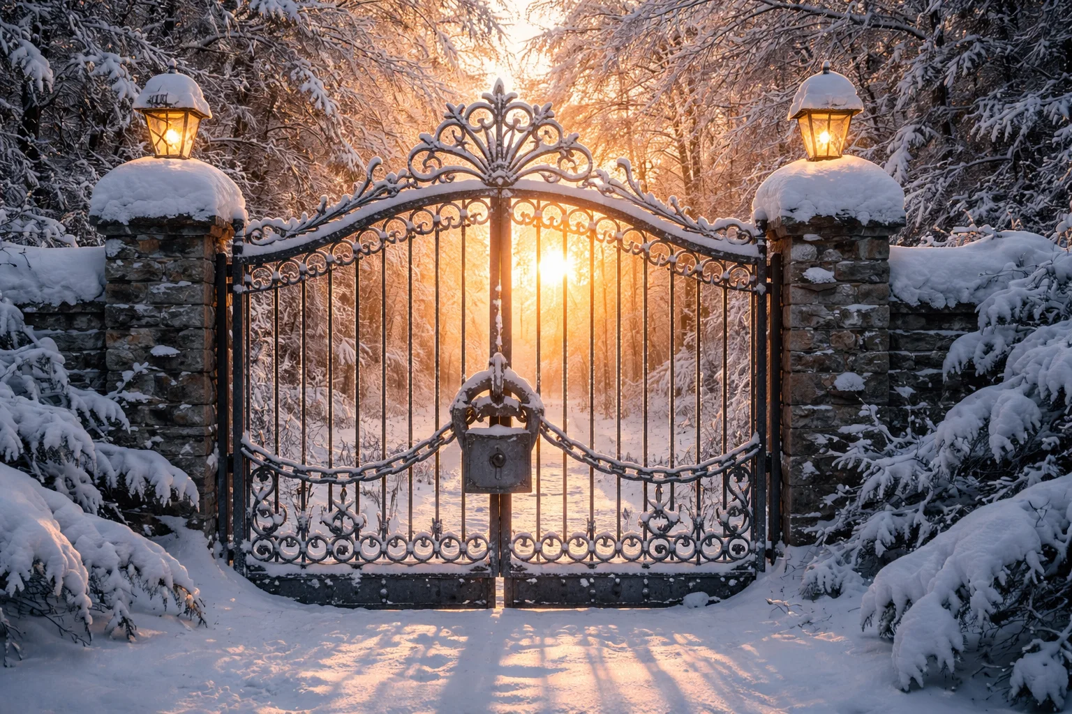 winter is a locked gate of daylight