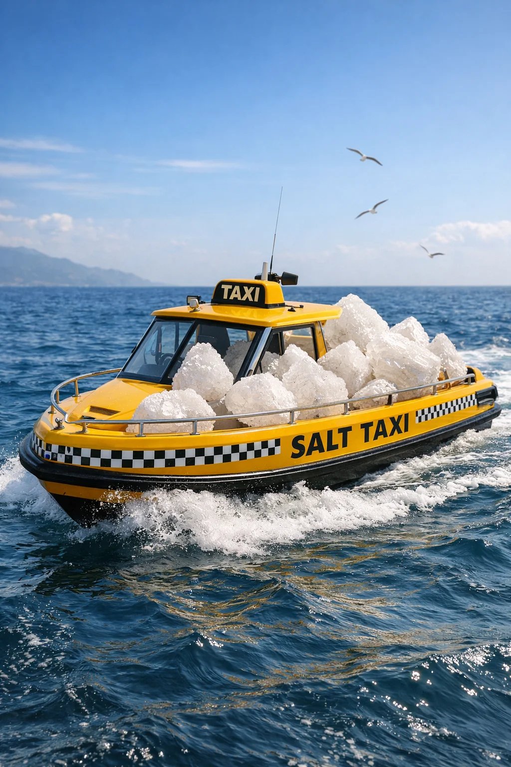 water is a salt taxi