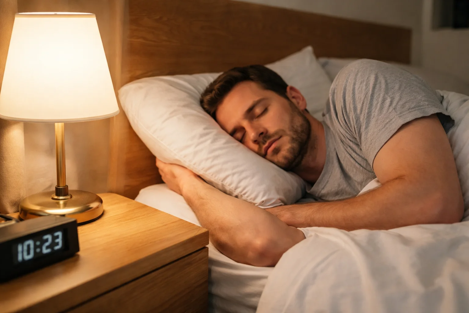 sleep like a lamp after the switch