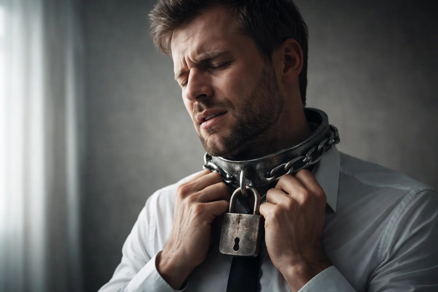 Guilt is like a tight collar