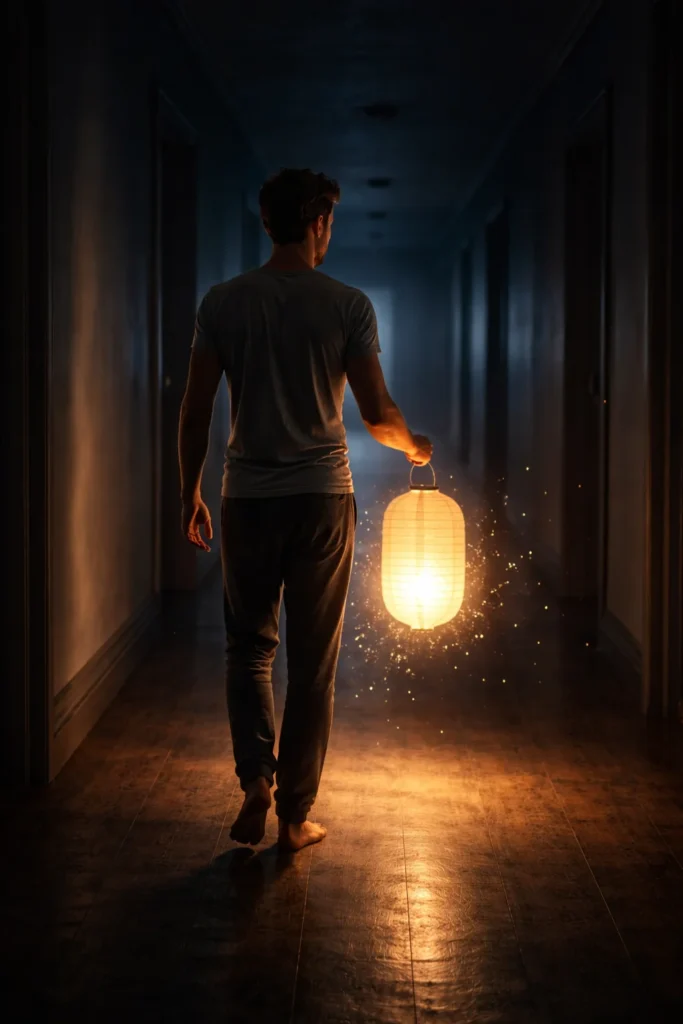 dream is like a paper lantern in a dark hall