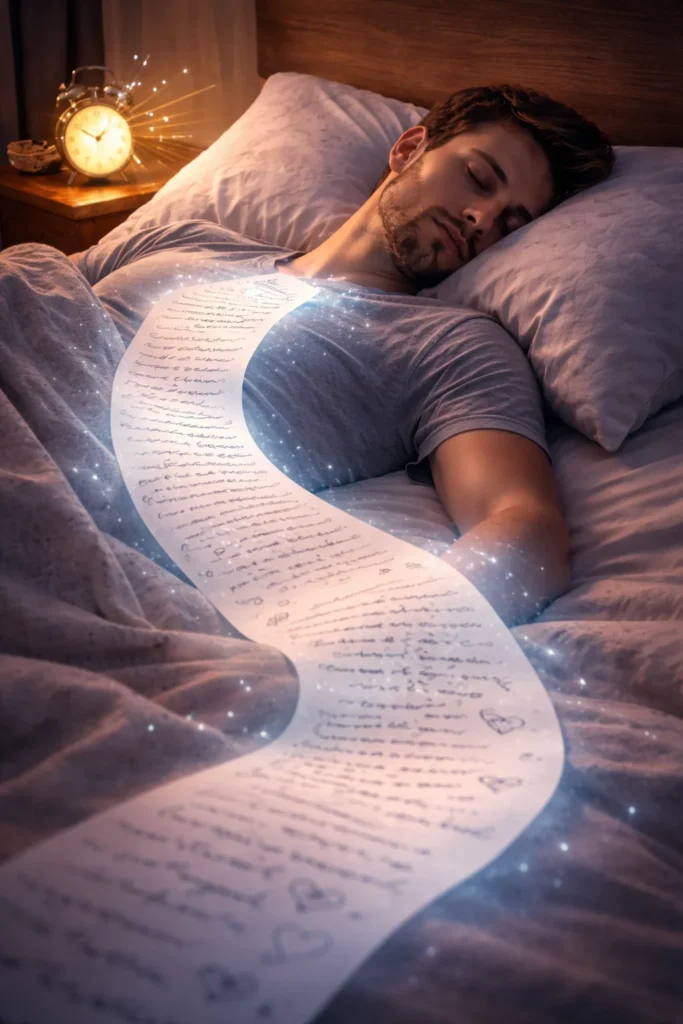 dream is like a quick note slipped under the mind