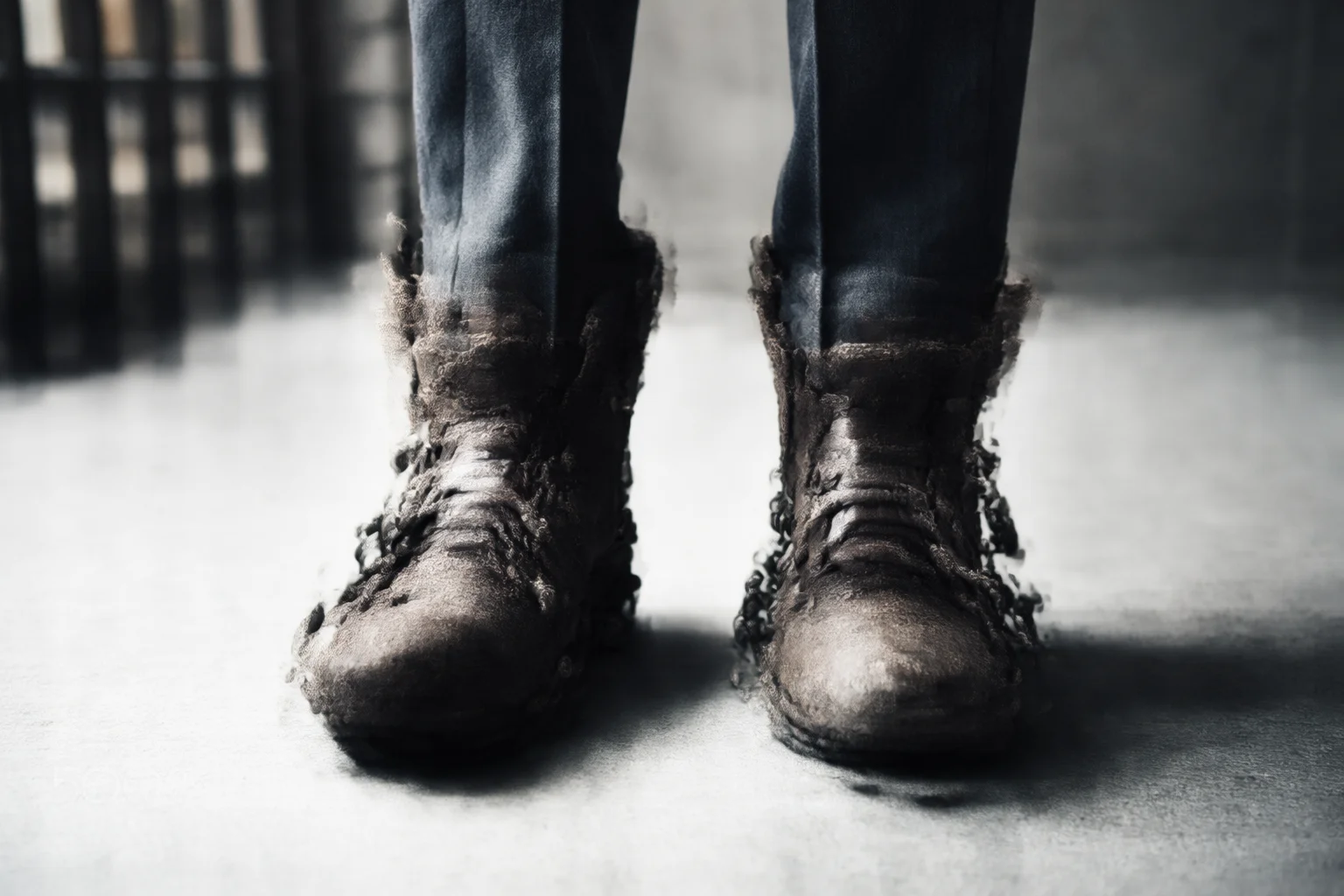 attitude in iron shoes